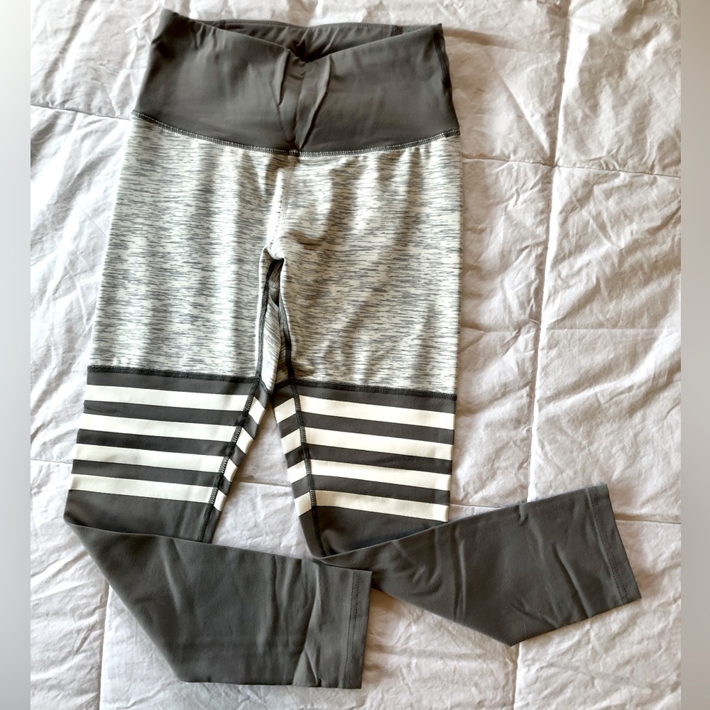 Queenieke striped high waisted leggings